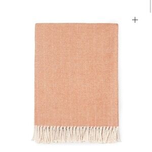 SFERRA Celine Throw Blanket in Paprika